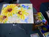 Watercolor demonstration.