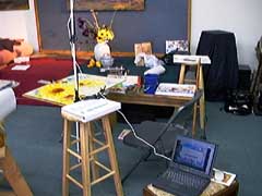 StudioCam set up for demo at Terry Lee Studio.